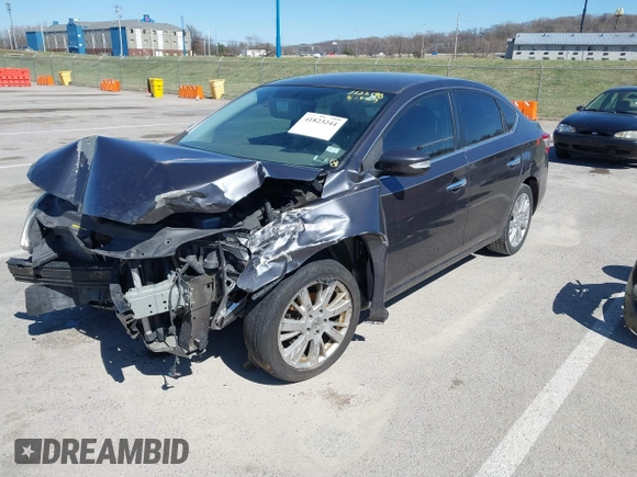2013 Nissan Sentra SV with VIN 3N1AB7AP0DL706058, listed as a IAAI auction lot 41823244 with 149,209 mi miles. Bid and sale history available at carsss.com. Image 18.