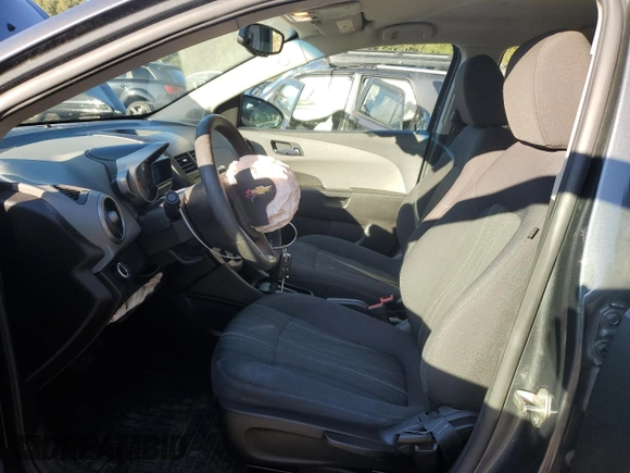 2013 Chevrolet Sonic LT with VIN 1G1JC6SB7D4183871, listed as a Copart auction lot 42805645 with 128,073 mi miles and Salvage Title. Bid and sale history available at carsss.com. Image 7.