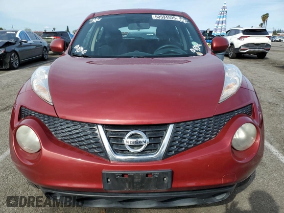 2012 Nissan Juke SL with VIN JN8AF5MV7CT122917, listed as a Copart auction lot 50594595 with 131,513 mi miles and Salvage Title. Bid and sale history available at DreamBid. Image 5.