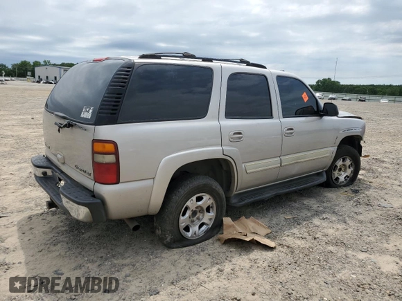 2004 Chevrolet Tahoe LT with VIN 1GNEC13Z64R300485, listed as a Copart auction lot 58387885 with Not provided miles and Salvage title. Bid and sale history available at DreamBid. Image 3.