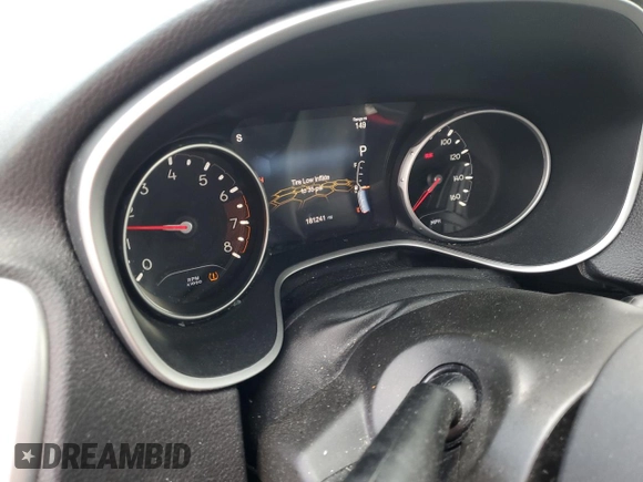 2019 Jeep Compass Sport with VIN 3C4NJDAB4KT683191, listed as a Copart auction lot 58890005 with 181,241 mi miles and Salvage title. Bid and sale history available at DreamBid. Image 9.