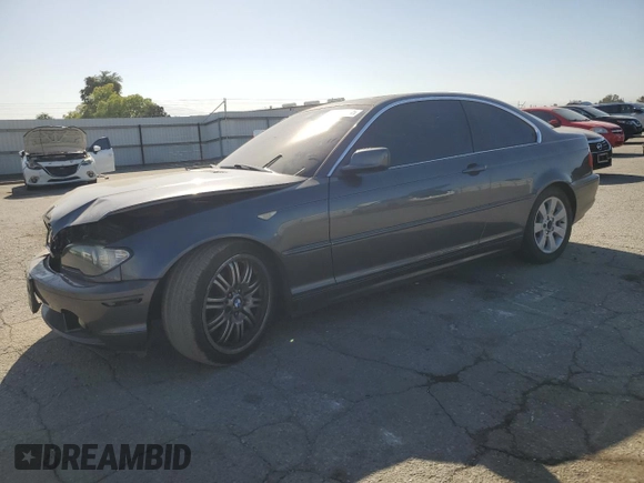 2006 BMW 3 Series 325Ci with VIN WBABD33406PM51200, listed as a Copart auction lot 71806144 with 121,350 mi miles and Salvage Title. Bid and sale history available at carsss.com. Image 1.