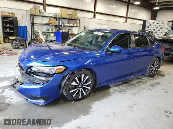 2023 Honda Civic Sedan EX with VIN 2HGFE1F70PH302031, listed as a Copart auction lot 42675975 with 36,062 mi miles and Salvage Title. Bid and sale history available at carsss.com. Image 1.