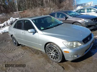 2005 Lexus IS 300 Sport with VIN JTHBD192750100402, listed as a IAAI auction lot 41641588 with 209,767 mi miles. Bid and sale history available at carsss.com. Image 1.