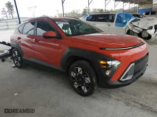2024 Hyundai Kona SEL with VIN KM8HB3AB8RU040181, listed as a Copart auction lot 50044425 with 16,718 mi miles and Salvage Title. Bid and sale history available at carsss.com. Image 4.