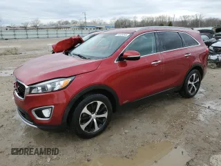 2016 Kia Sorento EX with VIN 5XYPHDA12GG025167, listed as a Copart auction lot 44325245 with 111,174 mi miles and Salvage Title. Bid and sale history available at DreamBid. Image 1.