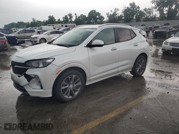 2023 Buick Encore GX Select with VIN KL4MMDS23PB139933, listed as a Copart auction lot 59318745 with 24,933 mi miles and Salvage title. Bid and sale history available at DreamBid. Image 1.