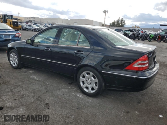 2006 Mercedes-Benz C 280 Luxury with VIN WDBRF54HX6A855597, listed as a Copart auction lot 48374205 with 158,508 mi miles and Salvage Title. Bid and sale history available at DreamBid. Image 2.