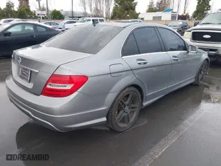 2013 Mercedes-Benz C-Class C 250 Sport with VIN WDDGF4HBXDR275778, listed as a IAAI auction lot 41938842 with 93,247 mi miles. Bid and sale history available at carsss.com. Image 4.