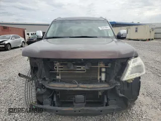2017 Nissan Armada SV with VIN JN8AY2NDXH9003083, listed as a Copart auction lot 70241844 with 141,150 mi miles and Salvage Title. Bid and sale history available at carsss.com. Image 5.