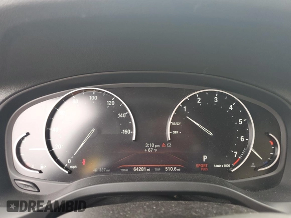 2020 BMW X3 sDrive30i with VIN 5UXTY3C06L9D47384, listed as a Copart auction lot 50873265 with 64,281 mi miles and Salvage Title. Bid and sale history available at carsss.com. Image 9.