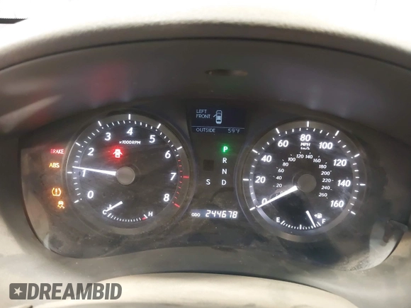 2008 Lexus ES 350 with VIN JTHBJ46G382178257, listed as a IAAI auction lot 42143318 with 244,678 mi miles. Bid and sale history available at carsss.com. Image 7.
