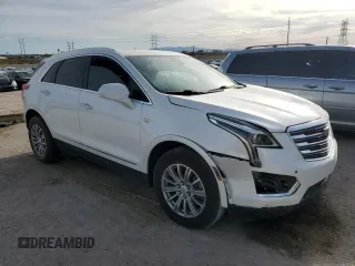 2017 Cadillac XT5 Luxury FWD with VIN 1GYKNBRS9HZ271747, listed as a Copart auction lot 51483085 with 19,987 mi miles and Salvage Title. Bid and sale history available at DreamBid. Image 4.