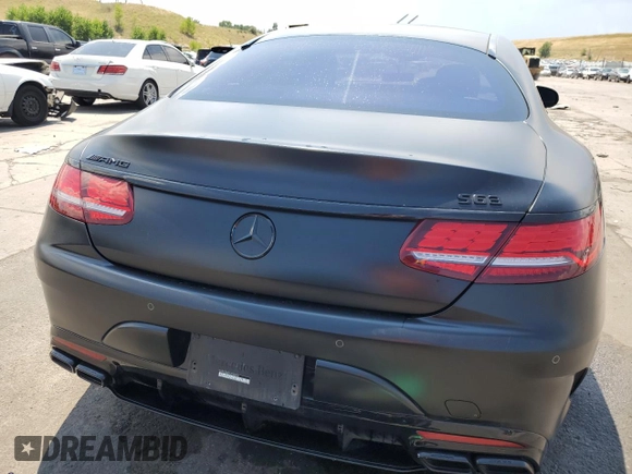 2020 Mercedes-Benz S 63 AMG with VIN WDDXJ8JB7LA040820, listed as a Copart auction lot 65985844 with Not Provided miles and Salvage Title. Bid and sale history available at DreamBid. Image 6.