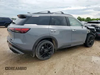 2025 Infiniti QX60 с VIN 5N1AL1FR3SC332678, выставлен на аукционе Copart как лот 60646265 с пробегом 3 907 миль миль и Списание • Salvage title. История ставок и продаж доступна на DreamBid. Изображение 3.