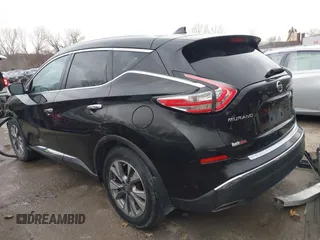 2016 Nissan Murano SL z VIN 5N1AZ2MH9GN164961, wystawiony jako IAAI lot #41801749 z przebiegiem 144 198 mil mil oraz . Historia ofert i sprzedaży dostępna na DreamBid. Obrazek 3.