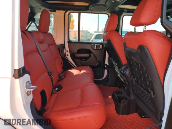 2021 Jeep Wrangler Unlimited Rubicon with VIN 1C4HJXFN3MW634045, listed as a Copart auction lot 52684805 with 34,133 mi miles and Clean Title. Bid and sale history available at DreamBid. Image 10.