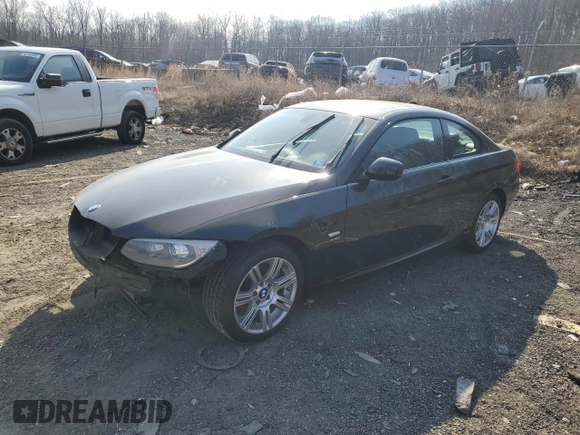 2012 BMW 3 Series 335i xDrive with VIN WBAKF9C5XCE859622, listed as a Copart auction lot 47178195 with 92,889 mi miles and Salvage Title. Bid and sale history available at carsss.com. Image 1.