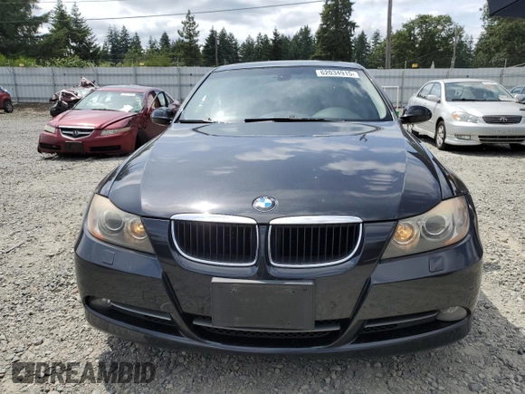 2008 BMW 3 Series 328xi with VIN WBAVC73588KP39496, listed as a Copart auction lot 62034915 with 128,368 mi miles and Salvage title. Bid and sale history available at DreamBid. Image 5.