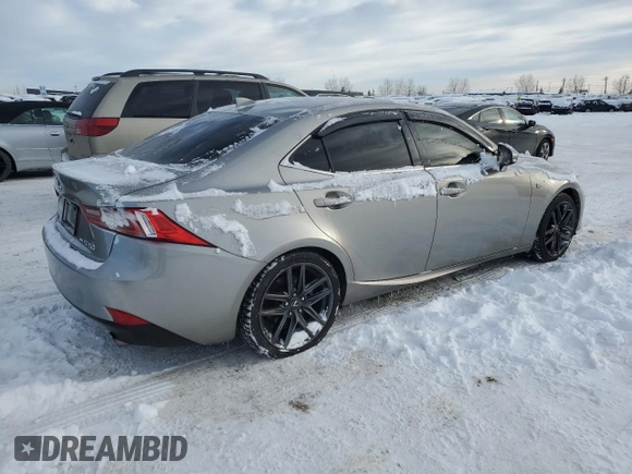 2015 Lexus IS 250 with VIN JTHCF1D28F5015935, listed as a Copart auction lot 83151654 with 147,964 mi miles and Salvage title. Bid and sale history available at DreamBid. Image 3.