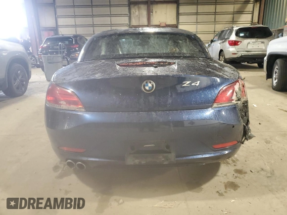 2009 BMW Z4 sDrive30i with VIN WBALM53559E160782, listed as a Copart auction lot 84019154 with 46,228 mi miles and Salvage Title. Bid and sale history available at carsss.com. Image 6.