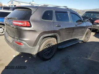 2017 Jeep Cherokee Latitude with VIN 1C4PJLCS1HW623405, listed as a Copart auction lot 87811065 with 75,689 mi miles and Salvage Title. Bid and sale history available at carsss.com. Image 3.