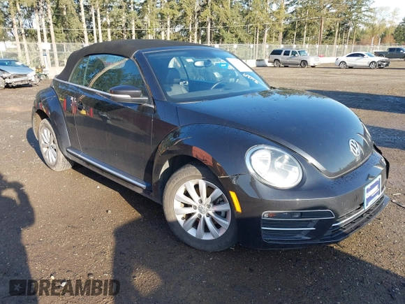 2018 Volkswagen Beetle S with VIN 3VW5DAAT5JM515743, listed as a IAAI auction lot 42014567 with Not Provided miles and . Bid and sale history available at DreamBid. Image 1.