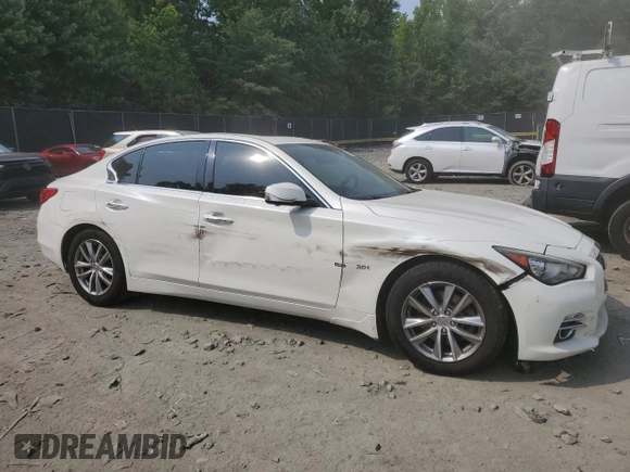 2017 Infiniti Q50 Premium z VIN JN1EV7AP1HM734018, wystawiony jako Copart lot #59952405 z przebiegiem 101 472 mil mil oraz Szkoda całkowita • Salvage title. Historia ofert i sprzedaży dostępna na DreamBid. Obrazek 4.