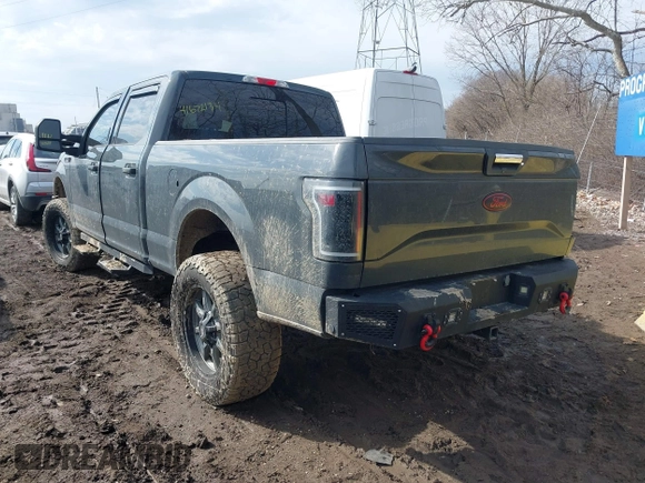 2017 Ford F-150 XL with VIN 1FTFW1EG6HKE03209, listed as a IAAI auction lot 41672184 with 116,078 mi miles. Bid and sale history available at carsss.com. Image 3.
