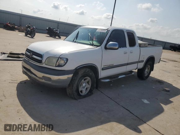 2002 Toyota Tundra SR5 with VIN 5TBRN34152S247245, listed as a Copart auction lot 54766955 with 195,863 mi miles and Salvage Title. Bid and sale history available at DreamBid. Image 1.
