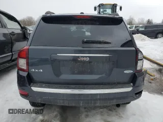2015 Jeep Compass Latitude with VIN 1C4NJDEB2FD293082, listed as a Copart auction lot 45030955 with 147,275 mi miles and Salvage Title. Bid and sale history available at carsss.com. Image 6.