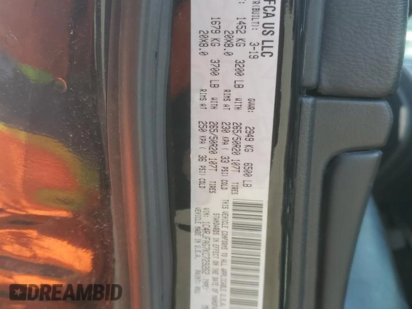2019 Jeep Grand Cherokee Laredo E with VIN 1C4RJFAG7KC729262, listed as a Copart auction lot 51511325 with 111,561 mi miles and Salvage Title. Bid and sale history available at carsss.com. Image 14.