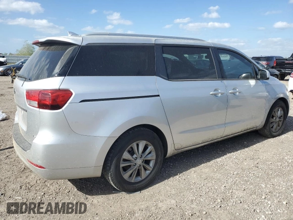 2016 Kia Sedona LX with VIN KNDMB5C14G6091911, listed as a Copart auction lot 49027495 with 133,357 mi miles and Salvage Title. Bid and sale history available at carsss.com. Image 3.