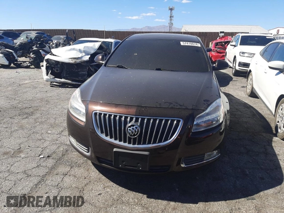 2011 Buick Regal CXL RL6 with VIN W04GU5GC5B1099194, listed as a Copart auction lot 57418874 with 95,629 mi miles and Salvage Title. Bid and sale history available at carsss.com. Image 5.