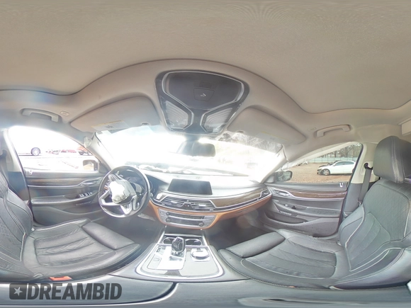 2016 BMW 7 Series 750i with VIN WBA7F0C55GGM20825, listed as a Copart auction lot 47743955 with 0 mi miles and Salvage Title. Bid and sale history available at carsss.com. Image 13.