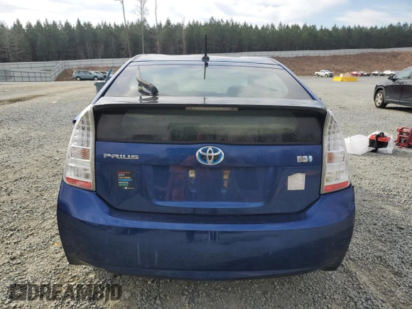 2010 Toyota Prius II with VIN JTDKN3DU9A1037438, listed as a Copart auction lot 47342535 with 147,527 mi miles and Salvage Title. Bid and sale history available at carsss.com. Image 6.