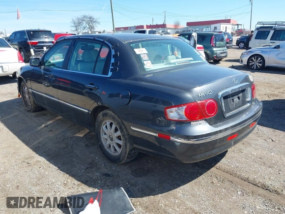2006 Kia Amanti with VIN KNALD124965086201, listed as a IAAI auction lot 41843560 with 169,055 mi miles. Bid and sale history available at carsss.com. Image 3.