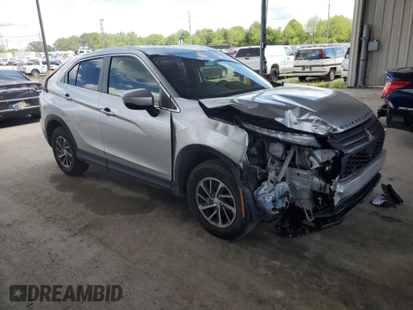 2022 Mitsubishi Eclipse Cross ES with VIN JA4ATUAA8NZ069137, listed as a Copart auction lot 58232065 with 68,511 mi miles and Salvage title. Bid and sale history available at DreamBid. Image 4.