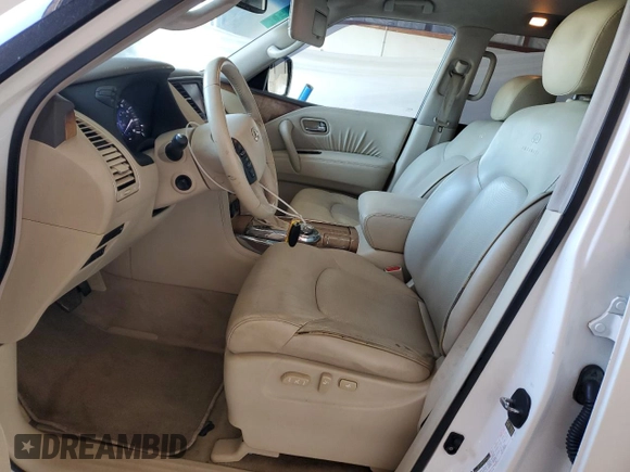 2012 Infiniti QX56 8-passenger z VIN JN8AZ2NC3C9315162, wystawiony jako Copart lot #59174175 z przebiegiem 125 590 mil mil oraz Czysty tytuł • Clean title. Historia ofert i sprzedaży dostępna na DreamBid. Obrazek 7.