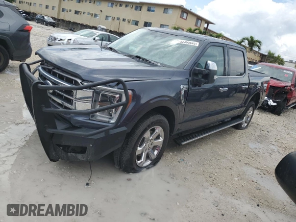 2022 Ford F-150 XL with VIN 1FTFW1E87NFA90247, listed as a Copart auction lot 52365845 with 44,707 mi miles and Clean title. Bid and sale history available at DreamBid. Image 1.