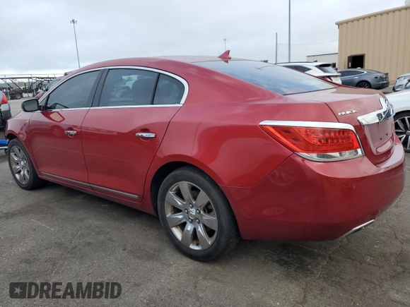 2013 Buick LaCrosse Premium 1 with VIN 1G4GF5E38DF302518, listed as a Copart auction lot 72931964 with 112,473 mi miles and Salvage Title. Bid and sale history available at DreamBid. Image 2.