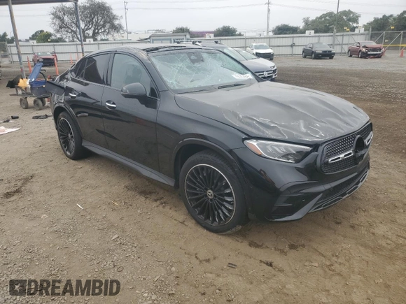2024 Mercedes-Benz GLC with VIN W1NKJ4HB9RF167074, listed as a Copart auction lot 76525484 with 4,785 mi miles and Salvage Title. Bid and sale history available at carsss.com. Image 4.