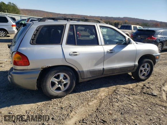 2003 Hyundai Santa Fe GLS with VIN KM8SC73D43U473982, listed as a Copart auction lot 82681954 with 252,240 mi miles and Salvage Title. Bid and sale history available at carsss.com. Image 3.