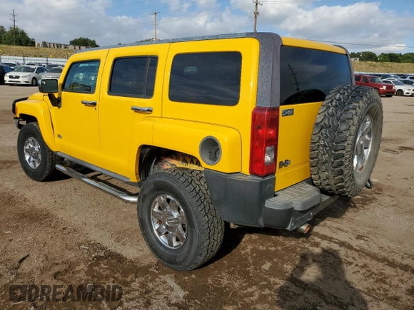 2007 Hummer H3 SUV with VIN 5GTDN13E478172777, listed as a Copart auction lot 41430185 with 88,995 mi miles and Non Repairable. Bid and sale history available at DreamBid. Image 2.