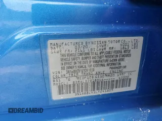 2020 Nissan Sentra SV with VIN 3N1AB8CV1LY241809, listed as a Copart auction lot 46157885 with 39,418 mi miles and Salvage Title. Bid and sale history available at carsss.com. Image 15.