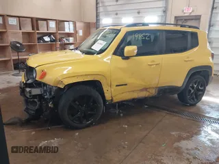 2017 Jeep Renegade Latitude with VIN ZACCJBBB5HPF12072, listed as a IAAI auction lot 41619852 with 106,753 mi miles. Bid and sale history available at carsss.com. Image 16.