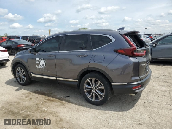 2022 Honda CR-V Touring with VIN 2HKRW2H92NH647904, listed as a Copart auction lot 55584905 with 89,911 mi miles and Salvage title. Bid and sale history available at DreamBid. Image 2.