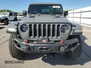 2020 Jeep Wrangler Unlimited Rubicon z VIN 1C4HJXFN1LW197533, wystawiony jako Copart lot #61822345 z przebiegiem 42 522 mil mil oraz Szkoda całkowita • Salvage title. Historia ofert i sprzedaży dostępna na DreamBid. Obrazek 5.