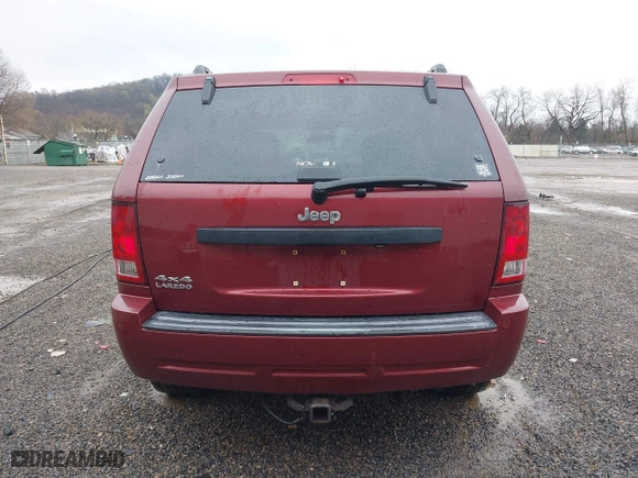 2007 Jeep Grand Cherokee Laredo with VIN 1J8GR48K27C583108, listed as a IAAI auction lot 41994761 with 188,171 mi miles. Bid and sale history available at carsss.com. Image 17.