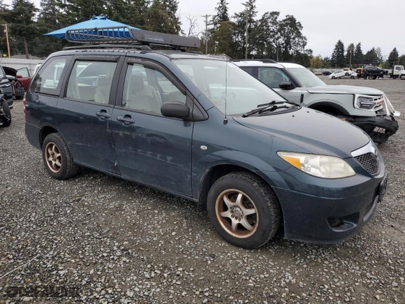 2006 Mazda MPV LX with VIN JM3LW28A860568260, listed as a Copart auction lot 76182084 with 124,092 mi miles and Clean Title. Bid and sale history available at carsss.com. Image 4.